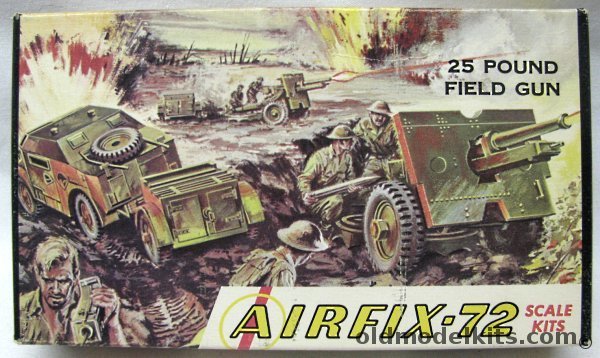 Airfix 1/76 CMP FAT-2 Quad Gun Tractor and 25 Pounder - Craftmaster Issue, M6-49 plastic model kit
